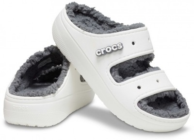 Crocs Ocieplane Klapki Classic Cozzy Sandal 39,5