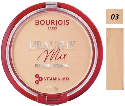 BOURJOIS HEALTHY MIX PUDER W KOMPAKCIE 03 ROSE BEIGE 10G