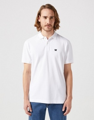 Polo Męskie Wrangler Ss Polo Tee White 112350461 R. XL