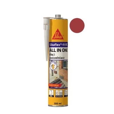SIKAFLEX 11FC Czerwień ceramiczna poliuretan 300 ml