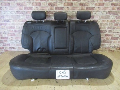 Заднє сидіння задня шкіра hyundai ix35 09/15 rok підігрів фото №1