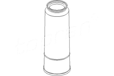 Защита амортизатора topran 8e0512137e фото №1