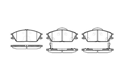 DRIVE+ КОЛОДКИ ТОРМОЗНЫЕ ПЕРЕД HYUNDAI ACCENT 00 -