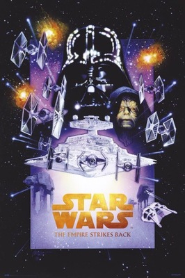 Star Wars The Empire Strikes Back filmowy plakat