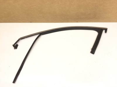 Renault clio v 5 прокладка рамка дверь хром левый перед фото №1