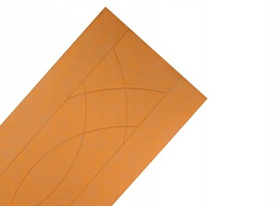 TAPICERKA DRZWIOWA Z EKOSKÓRY OBICIE NA DRZWI PIKOWANA ELIPSA ORANGE 95 cm