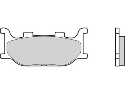 BREMBO 07YA3408 КОМПЛЕКТ КОЛОДОК ТОРМОЗНЫХ