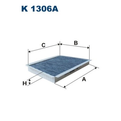 FILTR, VĖDINIMAS VIETOS PASAZERSKIEJ FILTRON K 1306A 