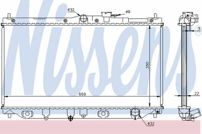 AUŠINTUVAS VANDENS NISSENS 62279A 