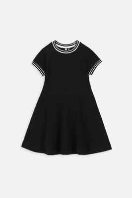 Sukienka z krótkim rękawem czarna 104 Coccodrillo