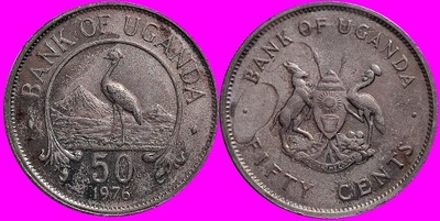 Uganda 50 centów 1976 r L82