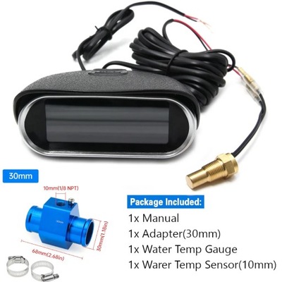 Universal 2 in 1 12v/24v LCD Digital Car Truck Water Temperature Gau~76676