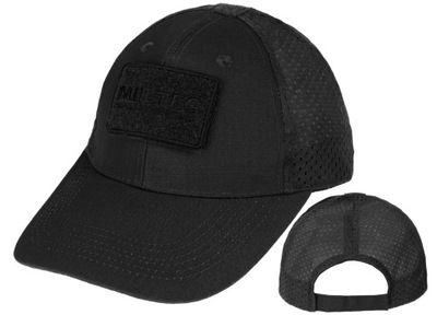 Czapka z daszkiem bejsbolówka Mil-Tec Net Baseball Cap czarna