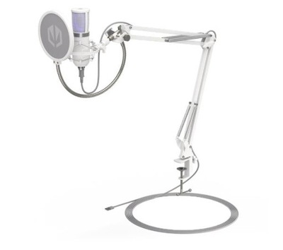 Mikrofon Endorfy Solum Streaming SM950 USB Statyw Biały