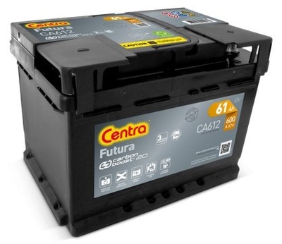 АККУМУЛЯТОР CENTRA FUTURA CARBON 61AH 600A 60 AH