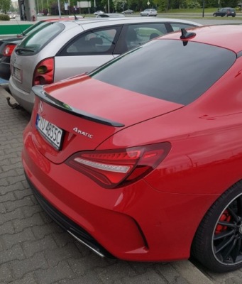 Mercedes cla c117 спойлер спойлер na крышка грунтовка! фото №1