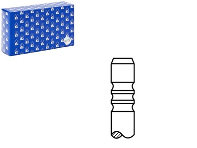 Клапан випускний 4szt. ford cougar escort vi focus i mondeo ii tourneo фото №1