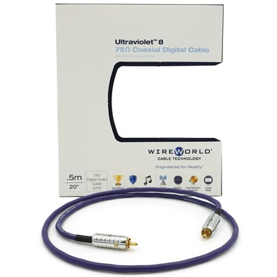 Wireworld Ultraviolet 8 (UVV) Coaxial 1RCA - 0.5m