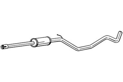 BOSAL SILENCIADOR SISTEMAS DE ESCAPE CENTRAL AUDI A3 SEAT LEON LEON SC VW  