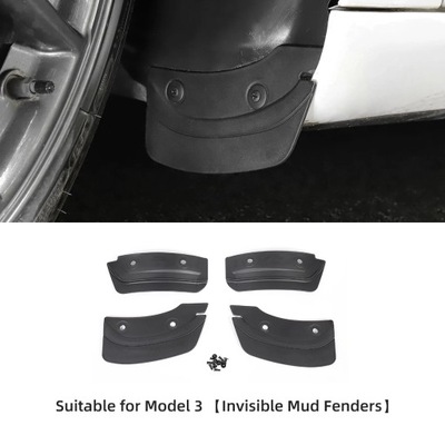 LUCKEASY FOR TESLA MODELO 3 MODELO Y 2020-2023 INVISIBLE MUD FENDERS M~52089  