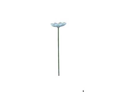 Ozdoba Dekoracja Porcelanowy Kwiat Niebieski