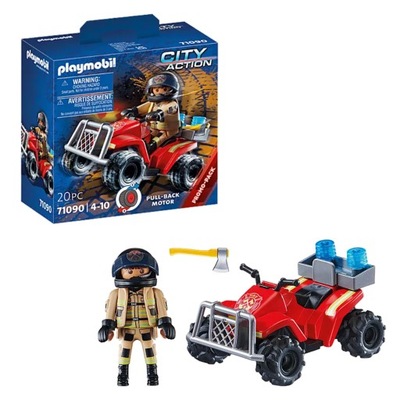 PLAYMOBIL 71090 POŻARNICZY SPEED QUAD Z NAPĘDEM