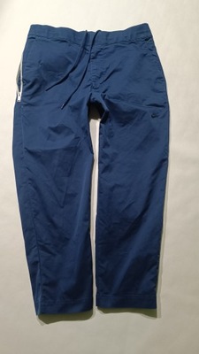 Granatowe spodnie Nike bawełna M/36-38