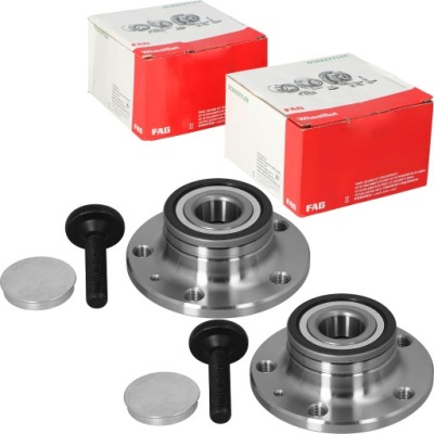 Ступиця колеса задній x2 golf v vi passat b6 b7 sharan / audi a3 8p / octavia ii фото №1