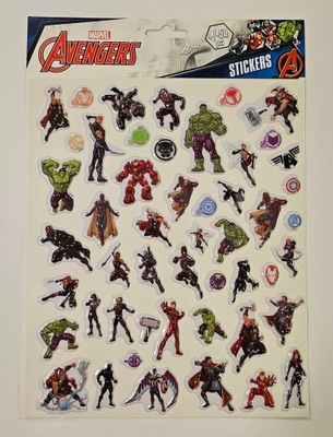 Naklejki Wypukłe Avengers Marvel Stickers Bubble