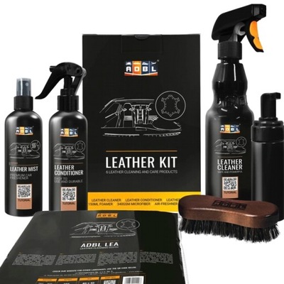 ADBL Leather Kit zestaw do renowacji skóry 6 prod.