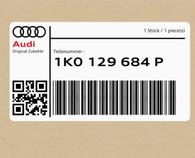 Трубка соединительная audi a3 rs3 ttrs фото №1