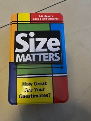 Gra karciana Quiz Size Matters How Great Are Your
