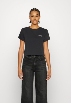 T-shirt cropped z nadrukiem Levi's S