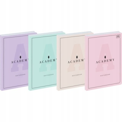 Brulion ACADEMY PAS B5 128k KRATA półtwarda oprawa