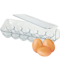 Plastikowy pojemnik Organizer 12 jajek do lodówki