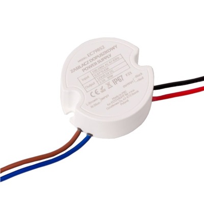 Zasilacz LED 12V do puszki IP67 30W 2.5A do taśm LED