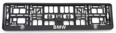 CUADRO PARA TABLAS REJESTRACYJNEJ BMW INSCRIPCIÓN CROMO 3D  