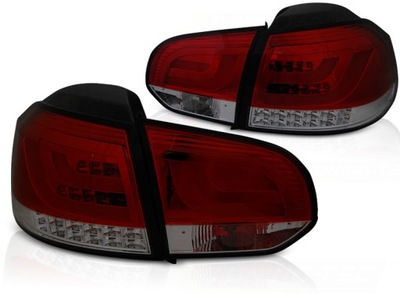 ФОНАРІ DIODOWE VW GOLF VI 6 08-12R RED-SMOKE LED (СВІТЛОДІОД) BAR