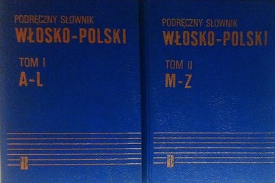 Podręczny słownik włosko-polski T.1-2 Meisels SPK