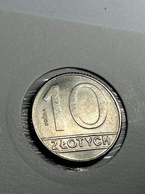 10 ZŁOTYCH 1989 ROK PRÓBA NIKIEL