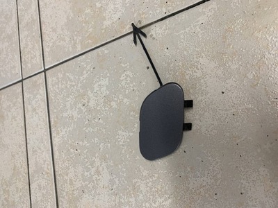 Opel corsa e заглушка фаркоп бампера перед цвет z195 фото №1