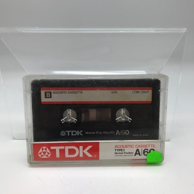 Kaseta - Kaseta magnetofonowa TDK A 60