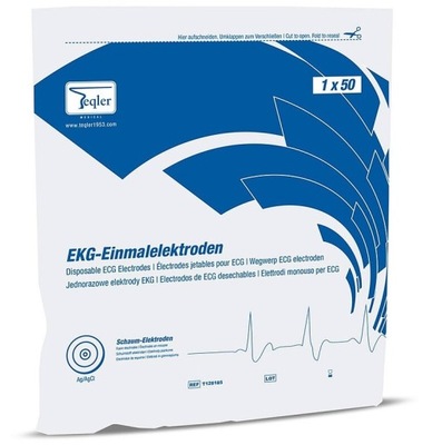 Elektrody do EKG / holtera dla dorosłych 50 sztuk