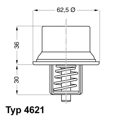 WAHLER 4621.80D ТЕРМОСТАТ, ŻRODEK ОХЛАЖДАЮЧАЯ