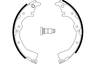 TOMEX BRAKES КОЛОДКИ ТОРМОЗНЫЕ КОМПЛЕКТ TOYOTA HILUX 01-