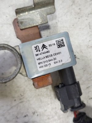 Клемма минусовая peugeot 2008 i 1.6bhdi 9814740480 фото №1