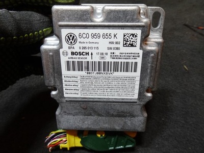 Skoda fabia iii fl модуль air bag 6c0959655k фото №1