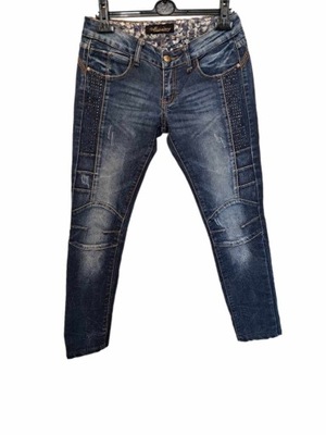 Spodnie jeans damskie roz. 28 (S) , przeszycia