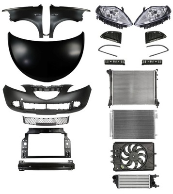 Subaru legacy 06-09 капот бампер крила решітка радіатора фото №1