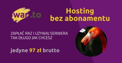 Hosting Bez Abonamentu - strony www i poczty, bazy danych